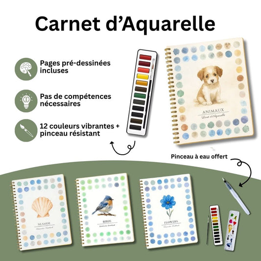 Reuniq™ Carnet d'Aquarelle